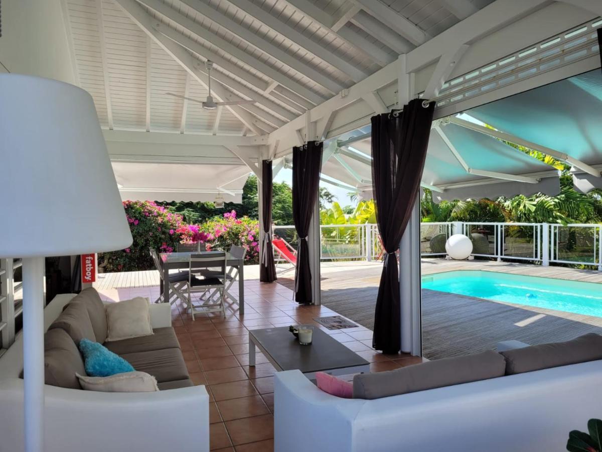 Villa Ste Marthe Avec Piscine, Grande Terrasse, Jardin Intime Et Citerne D'Eau 생프랑수아 외부 사진