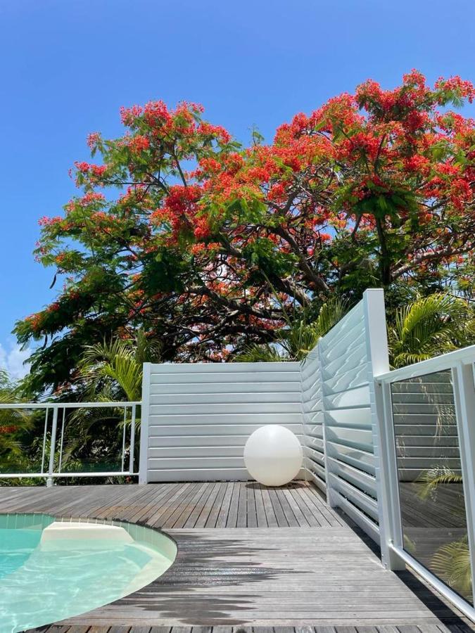 Villa Ste Marthe Avec Piscine, Grande Terrasse, Jardin Intime Et Citerne D'Eau 생프랑수아 외부 사진